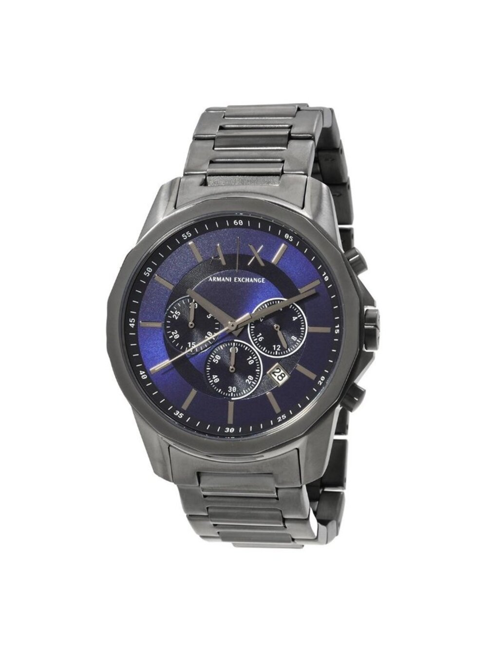 NWT Armani Exchange Chronograph Quartz Blue Dial Men's Watch